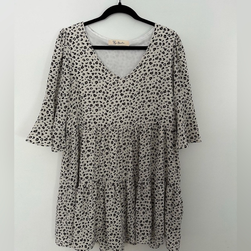 cheetah print dress size L